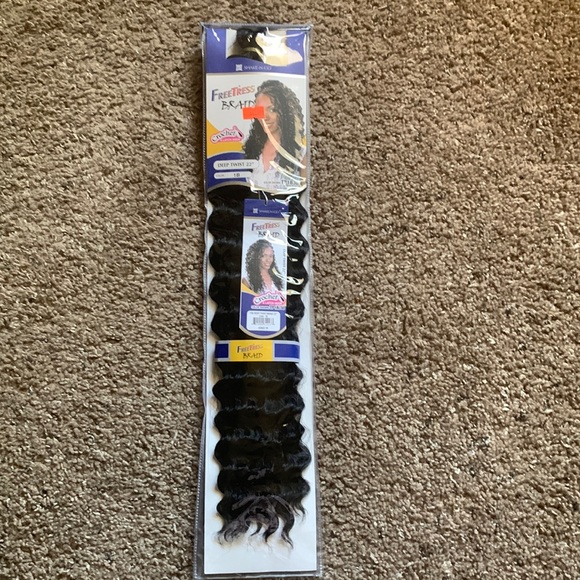NWT freetress shake n go braiding hair, crochet & latch hook 22” 1b - Picture 1 of 5